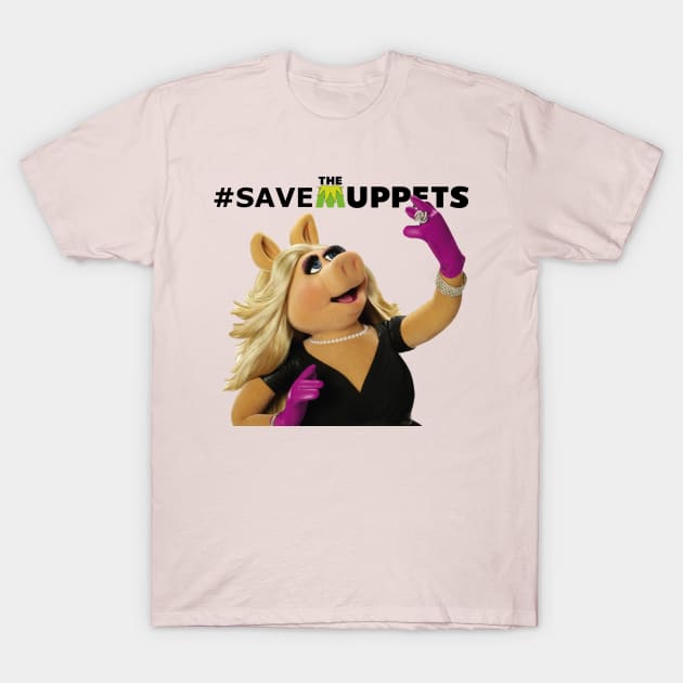 Save the Muppets - Piggy T-Shirt by MorningMonorail